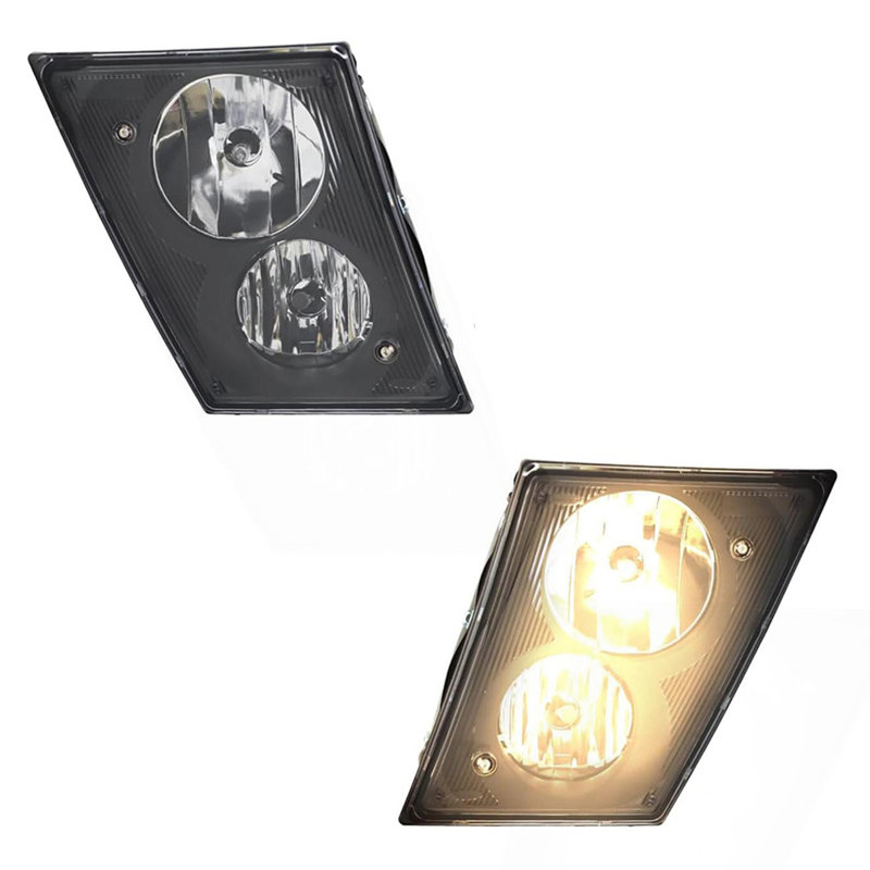 Phares antibrouillard noirs compatibles avec la paire de lampes halogènes de la série VNL 630 de 2003 à 2017