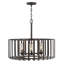 Reid Six-Light 12V Outdoor Caged Chandelier