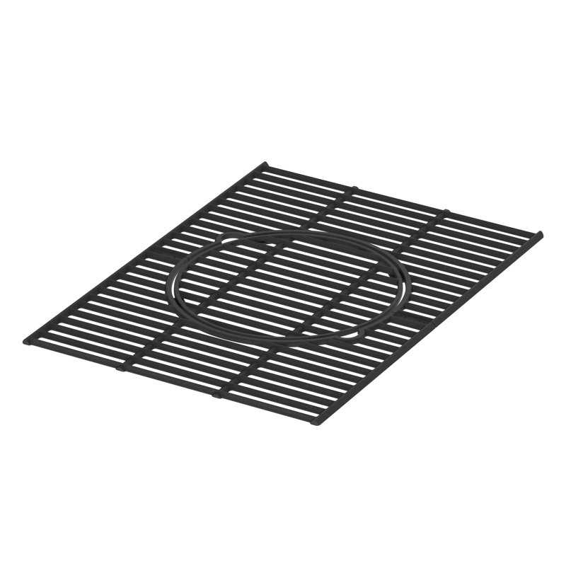 Grille multifonctionnelle en fonte A105, H 0,28 po x l 17,7 po x P 12 po