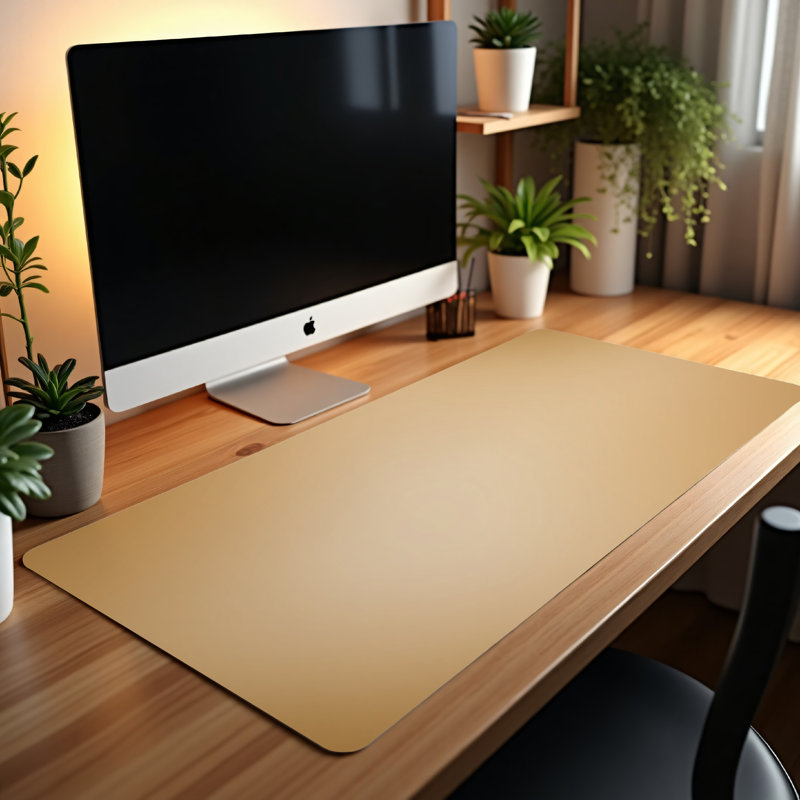 Polyester Desk Pad, 14.4x12.1