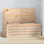 17 Stories Nervie 89cm W Pine Solid Wood Deck Box-2048004890