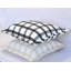 Ensemble de 2 housses de coussin en coton tissé à carreaux avec franges-106208497-106927794