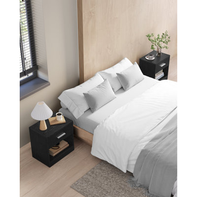 Meraya 39 cm W Bedside Table