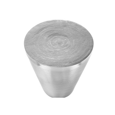 Contemporary Table - Drum Side End For Bedroom Glamorous Metal Living Room