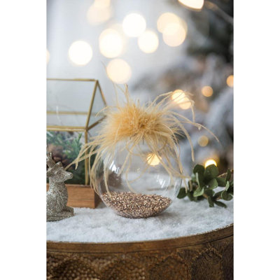 Ornements de boule de Noël D4,7 ", boules de Noël suspendues en verre pour décorations de fêtes, lot de 4