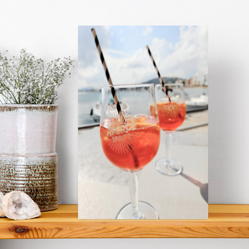 Art mural contemporain Sundowner, H 18 po x l 12 po
