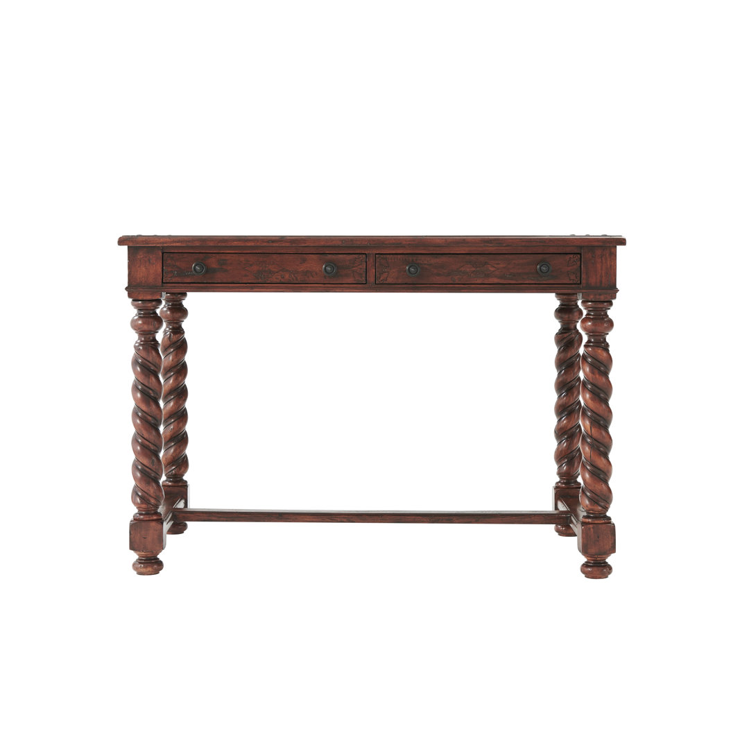 Castle Bromwich Solid Wood Base Writing Desk Theodore Alexander