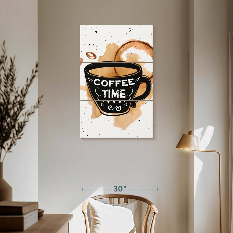 Time For Coffee, 57" H x 36" W