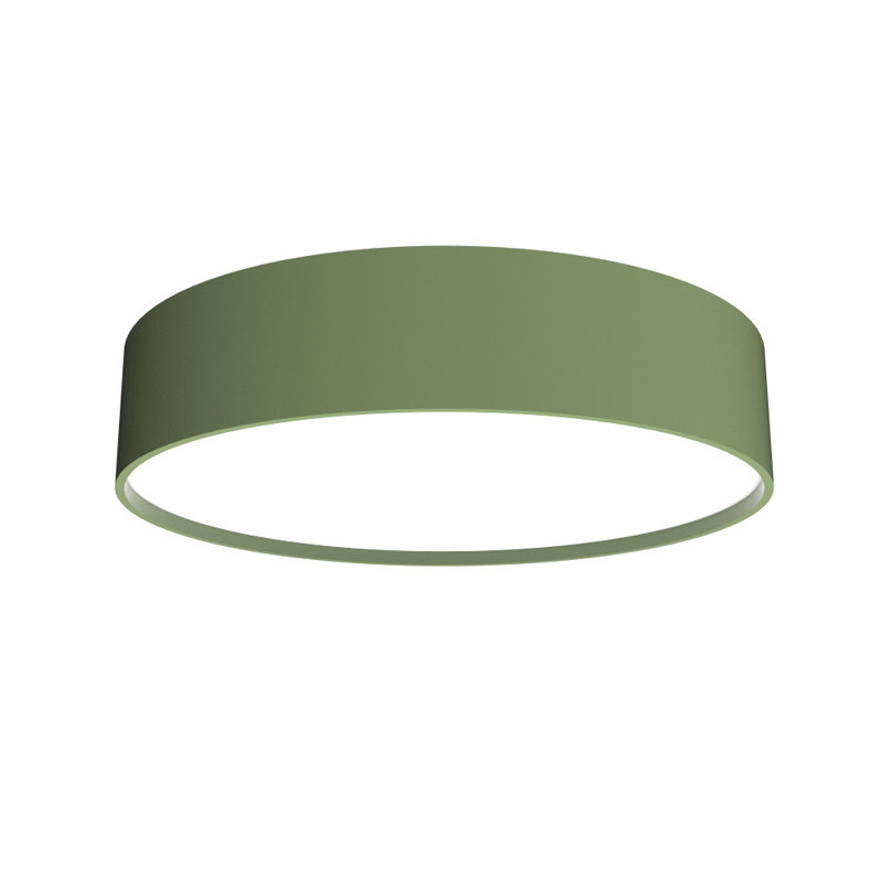 Cilíndrica 1 - Light LED Flush Mount, 5.85" H x 27.3" W x 27.3" D, Organic Cappuccino