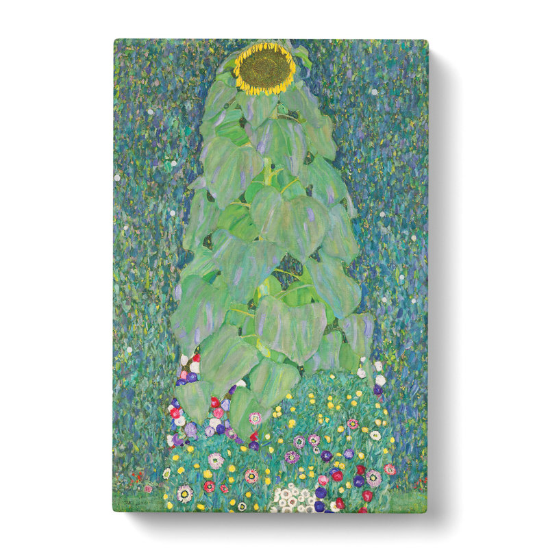 The Sunflower Vol.2 by Gustav Klimt - Wrapped Canvas, 50cm H x 35cm W x 3cm D