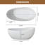 Baignoire autoportante Crestone