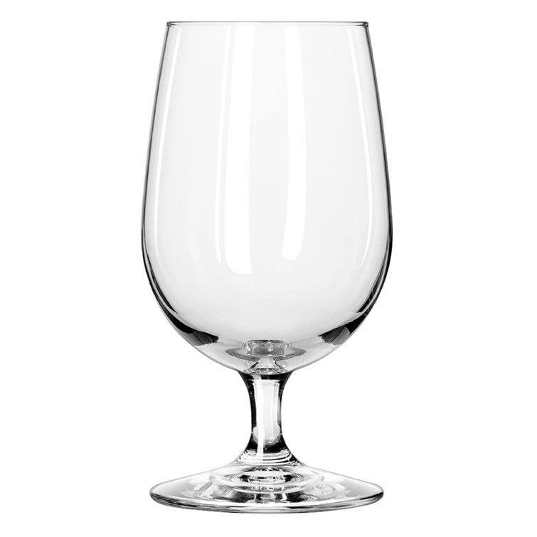 Libbey Glassware Vina Tall Wine Glasses, 16 Oz, Clear, Pack Of 12 Glasses