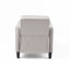 Fauteuil inclinable manuel en lin-1572612986