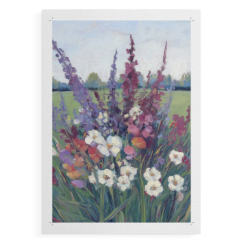 Série FLORAL DCXLI - Impression sur toile seulement - NON CADRE, H 48 po x l 32 po