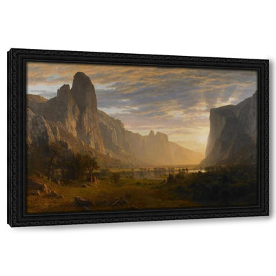 Looking Down Yosemite Valley, California (1865)