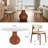 Ikerne Modern Farmhouse 47" Round Sintered Stone Pedestal Dining Table Set -79980391-97644761