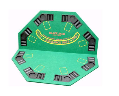 JP Commerce Wood Poker Table Cover