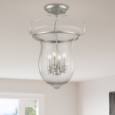 Plafonnier semi-encastré 4 lumières Avrum