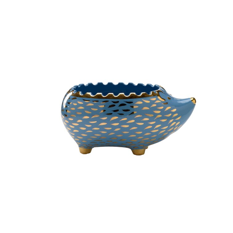 Chelsea House Hedgehog Ceramic Statue Planter 