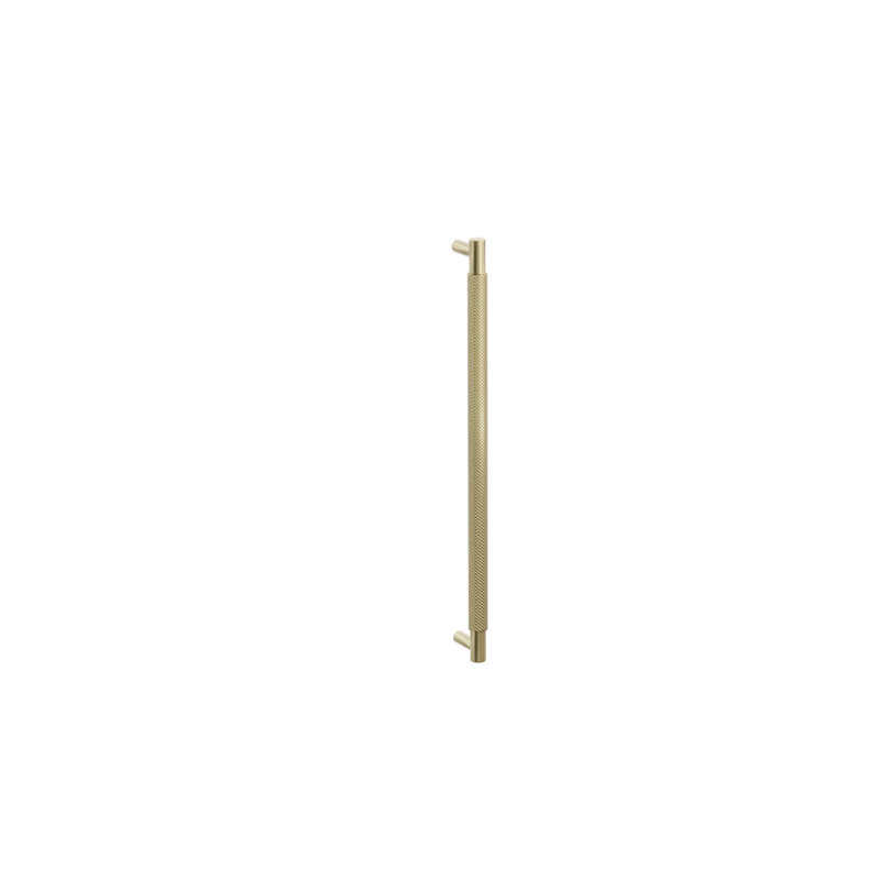 Emtek Back to Back SELECT Appliance Pull 18" T-Bar Knurled Bar, Satin Brass