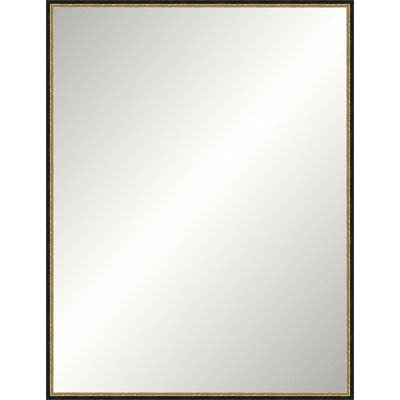 Miroir noir et argenté Old World