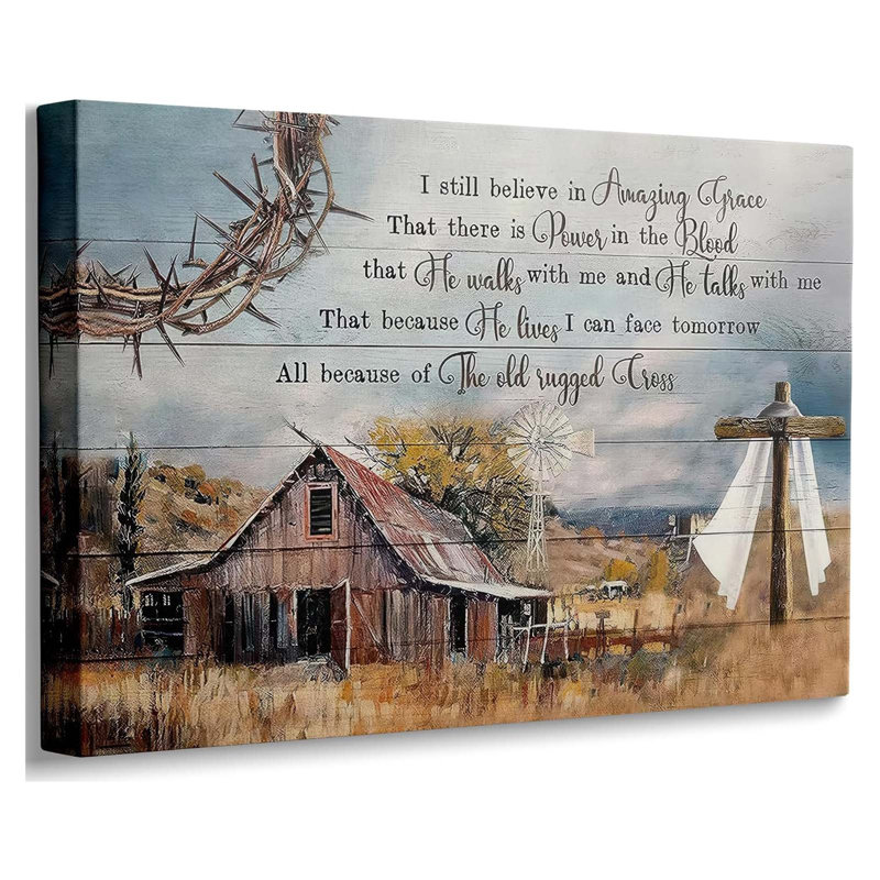 1 Piece Wrapped Canvas Wall Art, 40cm H x 60cm W