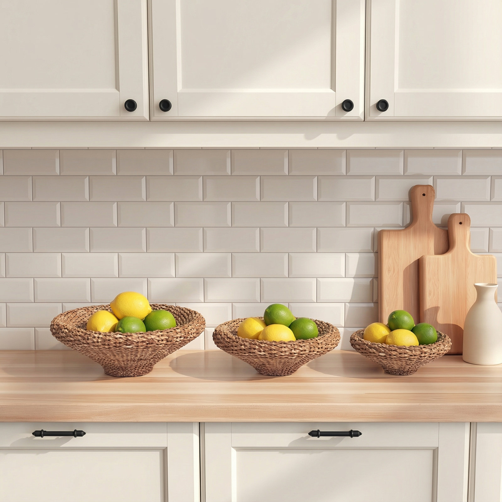 3 Piece Seagrass General Basket Set