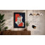 Two Faces in Profile Modern 1 Piece Single Picture Frame Wall Art-1066216970-1066216971