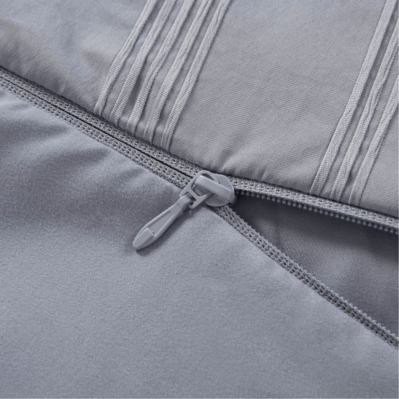 Ensemble de housse de couette 3 pièces, Gris