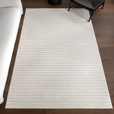  Amasha High-Low Striped Indoor/ Outdoor Area Rug