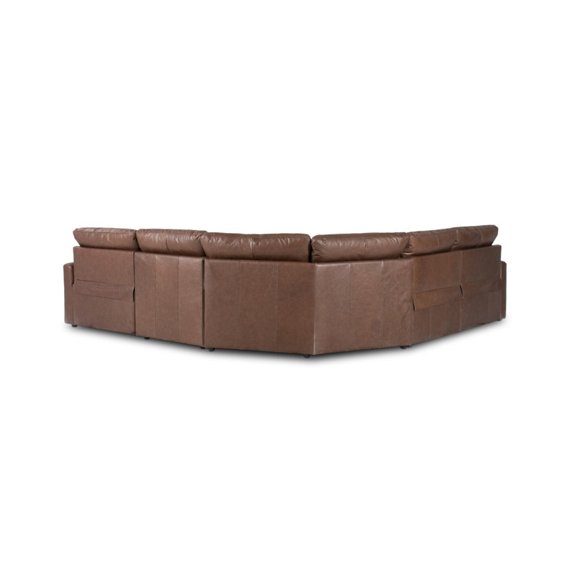 Eila Tillery Power Recliner 5pc Sectional-sonoma Coco
