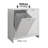 Wood Tilted Laundry Hamper