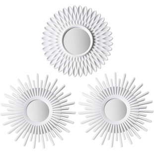 Sunburst Wall Mirror (Set of 3)