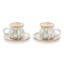 Sterling Check® Espresso Cup & Saucer