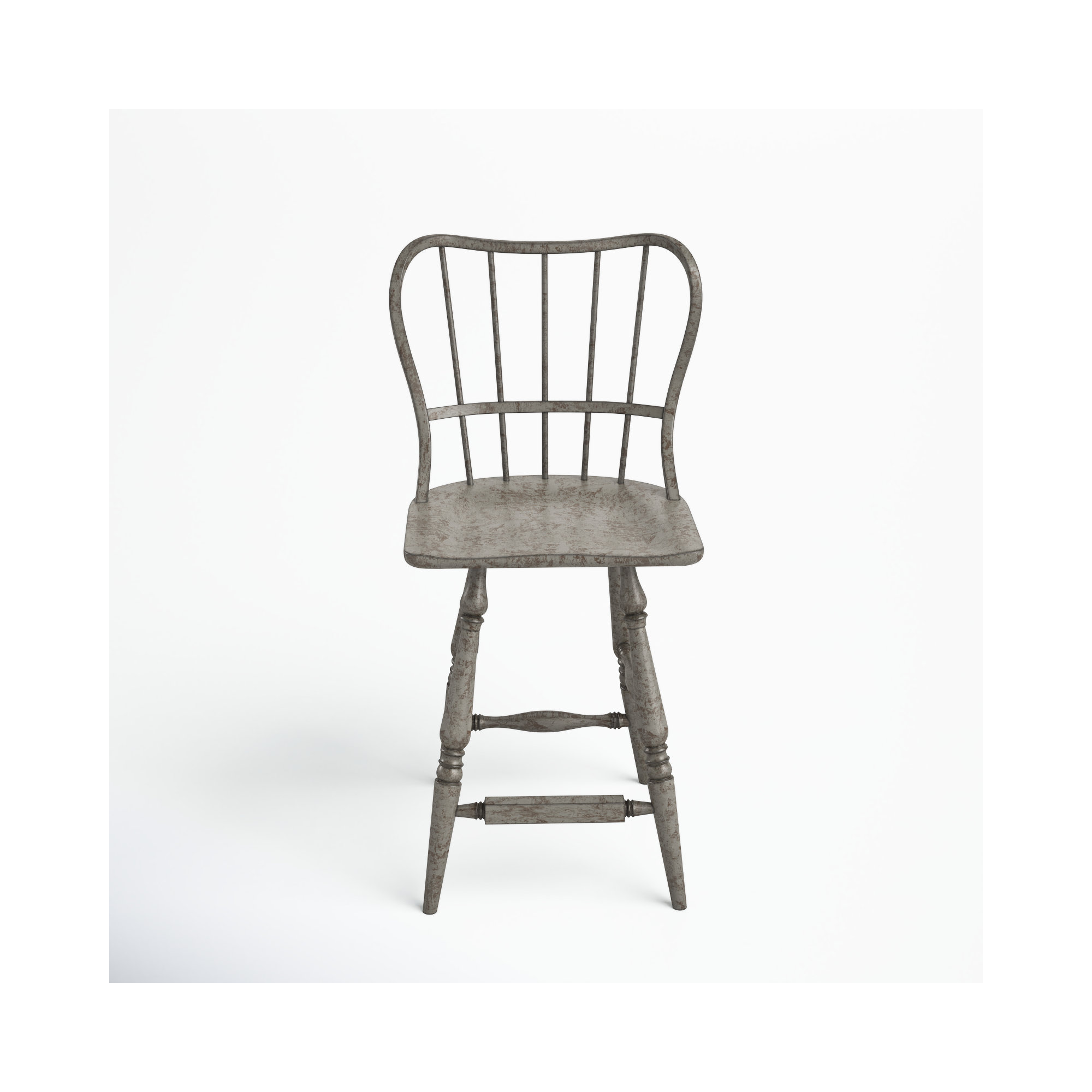 Chamberlain Stool, Speckled Gray, Counter Stool (24" Seat Height)