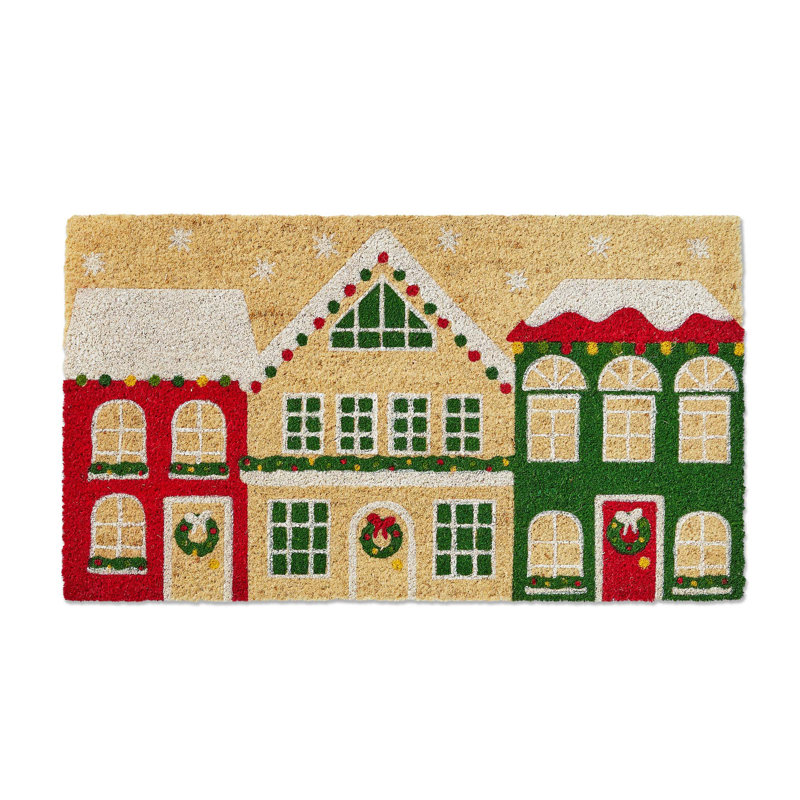  Tapis en fibre de coco Christmas House