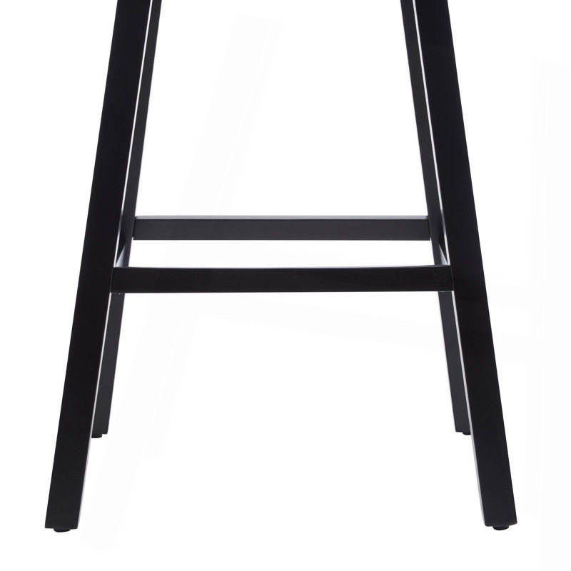 Ensemble de 2 tabourets pivotants de 33,25 po, tabourets de bar rembourrés à hauteur de comptoir avec structure en bois d'hévéa massif, dossier, repose-pieds, tabourets de bar sans accoudoir pour bar à domicile, comptoir de cuisine