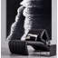 Méridienne moderne en cuir véritable à double usage, fauteuil d'appoint sans accoudoirs noir pour le salon et la chambre à coucher