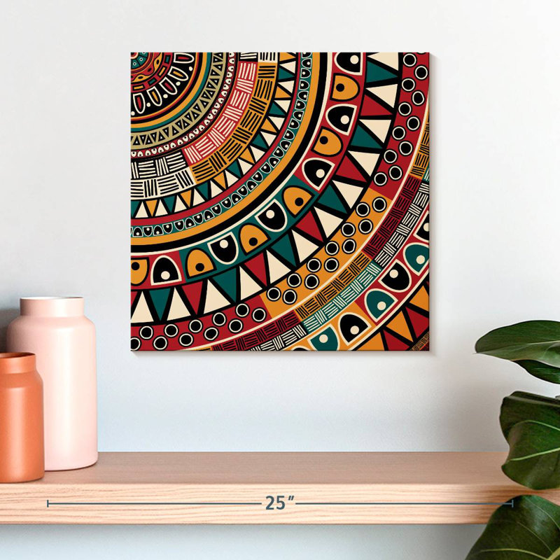 Kerner African Pattern, 16" H x 16" W