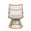 Outdoor Rattan Lounge Chair with Ottoman
