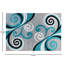 Tapis intérieur à motif abstrait tourbillonnant Aarley-Ray-339343782