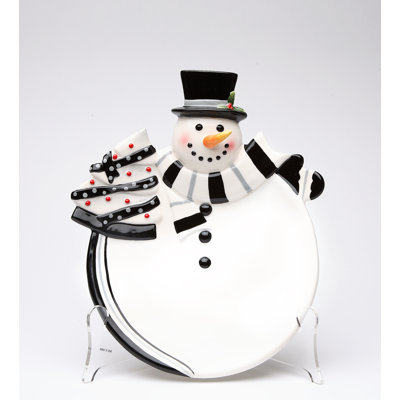 Bol décoratif en forme de bonhomme de neige Dorien