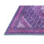 Tapis oriental oriental bleu / brun / noir / blanc 6 pi x 9 pi fabriqué à la machine