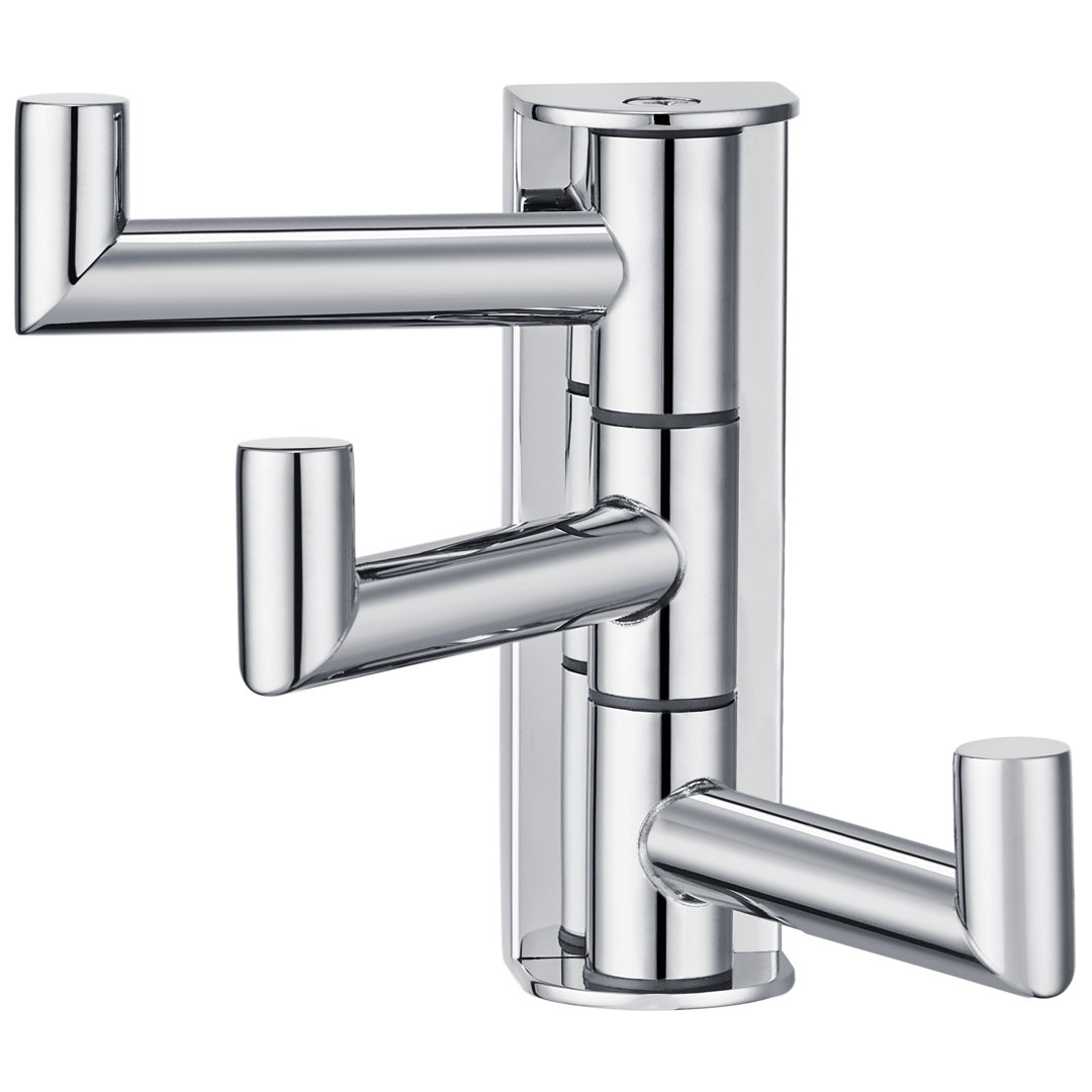 Wall Mounted Stainless Steel Triple Swivel  Towel Hook AngleSimple 