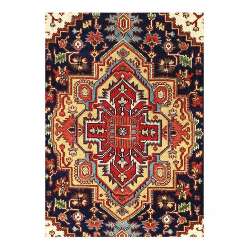 Lamphere Oriental Area Rug in Blue
