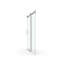 Porte de douche sans cadre à fermeture en douceur de 56 à 60 po x H 76 po, verre trempé 1/4 po (6 mm) avec revêtement antidéflagrant, nickel brossé-121957792