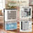 70 Pint Dehumidifier for Large Rooms – 4500 Sq. Ft, Basement & Bathroom with Drain Hose, Continuous Drainage & Intelligent Humidistat