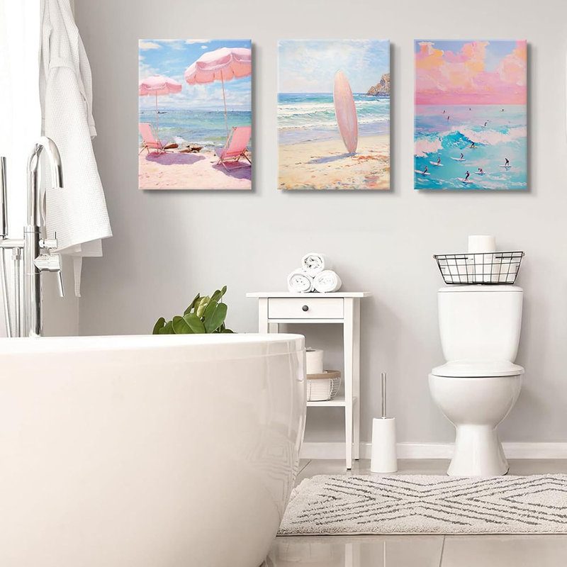 3 Piece Wrapped Canvas Print, 60 cm H x 40 cm W