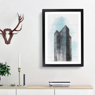 Sketching the Architecture Vol.44 - Framed Print