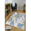 Tapis luxueux, 2,6 x 4,0 pi | 100% polyester, hauteur des poils de 0,4 po | Pois antibactérien et antidérapant en PVC | Lavable à la machine, impression numérique 3D | Parfait pour le salon et la chambre à coucher-956246378